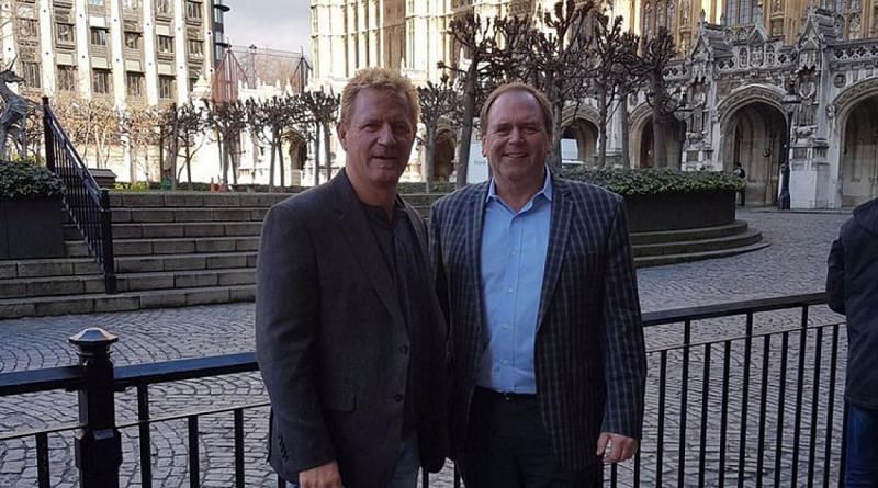 Jeff Jarrett and Ed Nordholm during Jarrett's tenure with TNA/Impact Wrestling.
